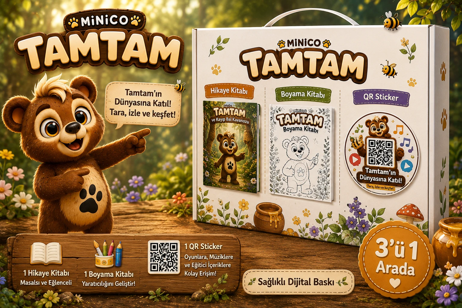 Tamtam Üçlü Set