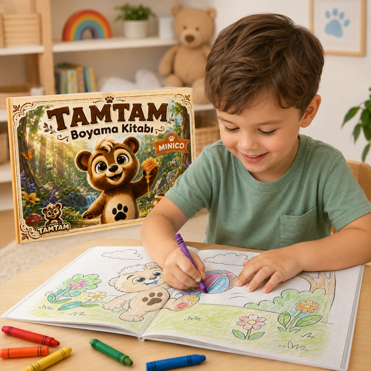Tamtam Boyama Kitabı ürün görseli 3