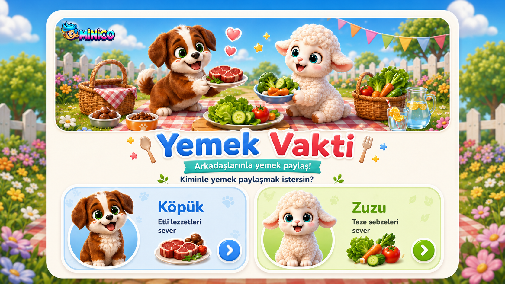 Yemek Vakti oyunu